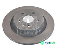 FEBI BILSTEIN 2 X BRAKE DISC 107720 FOR OPEL VAUXHALL