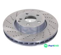 FEBI BILSTEIN 2 X BRAKE DISC 30553 FOR MERCEDES-BENZ