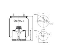 FEBI BILSTEIN 20341 Boot, air suspension