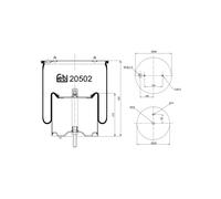 FEBI BILSTEIN 20502 Boot, air suspension