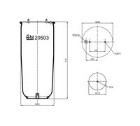 FEBI BILSTEIN 20503 Boot, air suspension