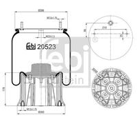 FEBI BILSTEIN 20523 Boot, air suspension