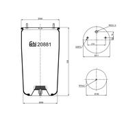 FEBI BILSTEIN 20881 Boot, air suspension