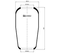 FEBI BILSTEIN 20882 Boot, air suspension