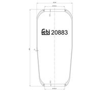 FEBI BILSTEIN 20883 Boot, air suspension