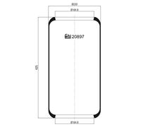 FEBI BILSTEIN 20897 Boot, air suspension