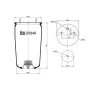 FEBI BILSTEIN 20940 Boot, air suspension