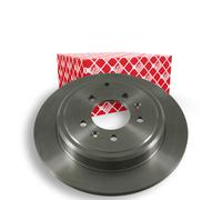 2x Brake disc Rear Axle solid 21123 FEBI BILSTEIN for PEUGEOT 607