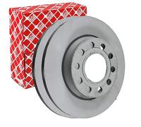 2x Brake Discs Pair Solid fits SEAT EXEO 3R 2.0D Rear 09 to 13 255mm Set Febi