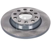 2x Brake Discs Pair Solid fits SEAT EXEO 3R 2.0D Rear 09 to 13 255mm Set Febi