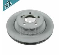 FEBI BILSTEIN 22162 Brake Disc Rear Fits Mercedes-Benz CLS E-Class GLK-Class