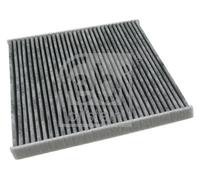 febi bilstein Cabin Filter (22166), Charcoal, Single, 0.23 kg