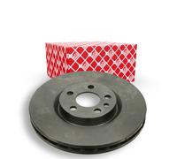 2x Brake Discs Pair Vented fits PEUGEOT 807 2.2D Front 2002 on 285mm Set Febi