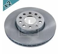 FEBI BILSTEIN 22902 Brake Disc Front Fits Audi A3 Q2 Ford Seat Altea Skoda VW