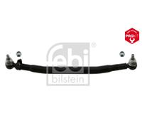 febi bilstein 23237 Drag Link with lock nuts, from steering gear to 1st front axle, pack of one