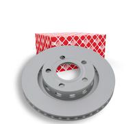 2x Brake disc Rear Axle internally vented 23306 FEBI BILSTEIN for AUDI A8 D2