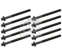 Cylinder Head Bolts fits NISSAN KUBISTAR X76 1.6 03 to 09 K4M752 Set Kit Febi
