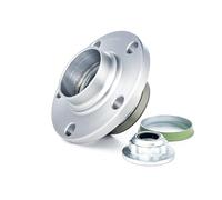 febi bilstein 24224 Wheel Bearing Kit with wheel hub, castle nut and dust cap, pack of one