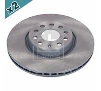 FEBI BILSTEIN 24384 Brake Disc Front Fits Audi A1 A3 Q2 Cupra Ford Seat Skoda VW