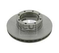 febi bilstein Brake Disc 24459 Front Single Vented Coated 322mm Fits Volvo
