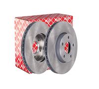 2x Brake Discs Pair Vented fits FORD C-MAX Front 07 to 19 MUDD 278mm Set 1223663