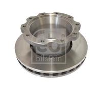 febi bilstein Brake Disc 26095 - Front, ABS pulse ring, internally ventilated, left/right (1 pc)