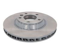 Brake Disc Single Vented fits AUDI Q7 4L 3.0D Front Right 06 to 15 350mm Febi
