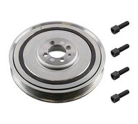 febi bilstein 27822 Pulley decoupled, for crankshaft with screws, pack of one