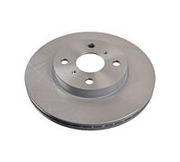 2x Brake Discs Pair Vented fits TOYOTA YARIS VERSO NCP21 1.5 Front 00 to 05 Set