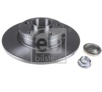 2x Brake Discs Pair Solid fits OPEL VIVARO A 2.0D Rear 06 to 14 280mm Set Febi