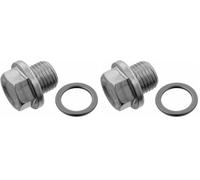 febi bilstein 30269 Oil Drain Plug with seal ring, 1 unit (Pack of 2)