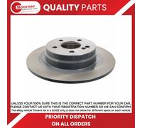 Febi 30555 Brake Disc Rear Premium Fits Mercedes-Benz C-Class 2009 - 2014