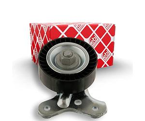febi bilstein 30585 Idler Pulley with bracket, for auxiliary belt, pack of one