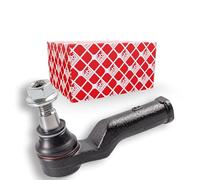 febi bilstein 30724 Tie Rod End with nut, pack of one, Black