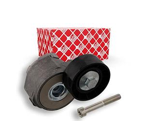 febi bilstein 30733 Tensioner Assembly for auxiliary belt, with screw, pack of one