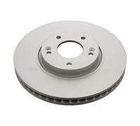 febi bilstein Pair of Brake Disc Rotor 31317 fits Front OE 51712-2L500