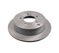 2x Brake Discs Pair Solid fits KIA SPORTAGE SL 2.0D Rear 2004 on 284mm Set Febi