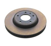 2x Brake Discs Pair Vented fits VAUXHALL ANTARA 2.4 Front 2006 on 296mm Set Febi