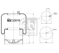 FEBI BILSTEIN 32816 Boot, air suspension