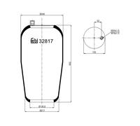 FEBI BILSTEIN 32817 Boot, air suspension