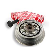 febi bilstein 33801 Pulley decoupled, for crankshaft with screw, pack of one