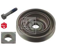 febi bilstein 33802 Pulley decoupled, for crankshaft with screw, pack of one