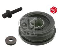 febi bilstein 34166 Pulley Decoupled, for crankshaft with screw and disc, Pack of 1