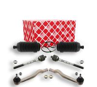 Febi Bilstein Tie Rod Kit 34332 - Front Axle, Left/Right, OE Matching Quality (Dacia/Renault)