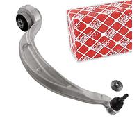 febi bilstein 34821 Control Arm with bush, joint and nut, pack of one, Unfinished Aluminum