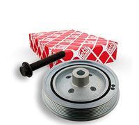 febi bilstein 34847 Pulley decoupled, for crankshaft with screw, pack of one