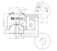 FEBI BILSTEIN 35672 Boot, air suspension