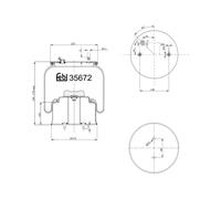 FEBI BILSTEIN 35672 Boot, air suspension