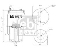 FEBI BILSTEIN 35675 Boot, air suspension