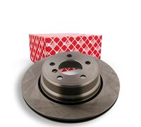 2x Brake Discs Pair Vented fits BMW X5 E53 4.6 Rear 01 to 03 324mm Set Febi New